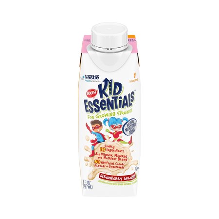BOOST Kid Essentials Strawberry Pediatric Oral Supplement, 8 oz. Carton, , PK 24 00043900285740